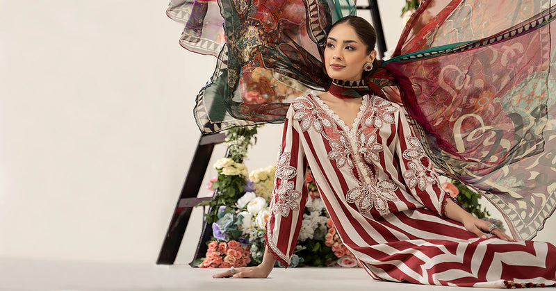 3 Piece Embroidered Lawn Suit