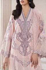 3 Piece Embroidered Jacquard Lawn Suit
