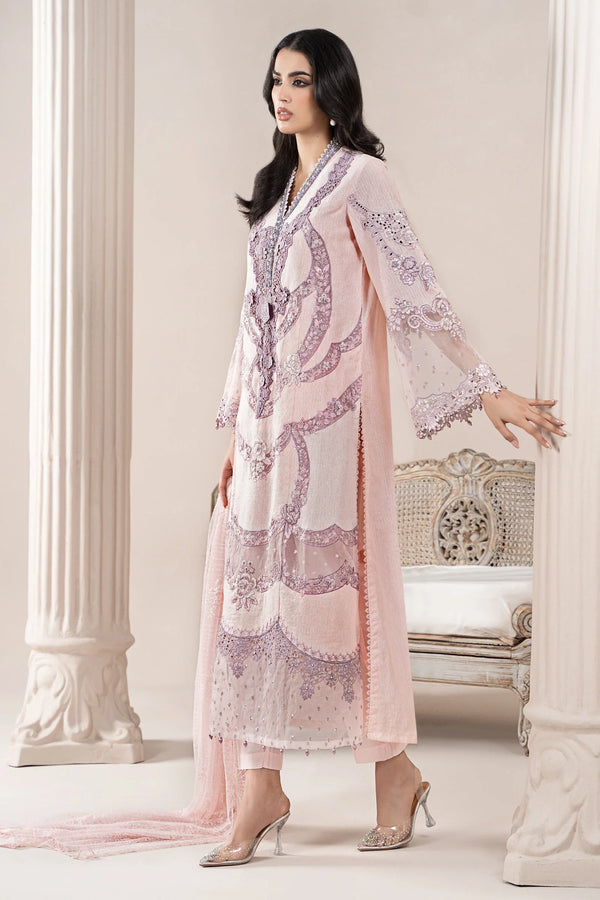 3 Piece Embroidered Jacquard Lawn Suit