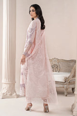 3 Piece Embroidered Jacquard Lawn Suit