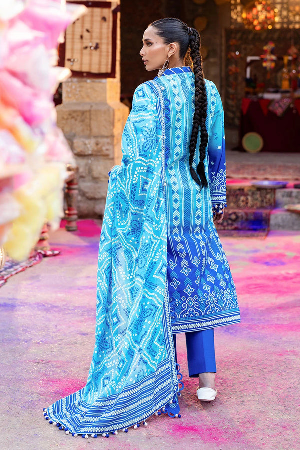 3 Piece Unstitched Lacquer Printed Lawn Suit