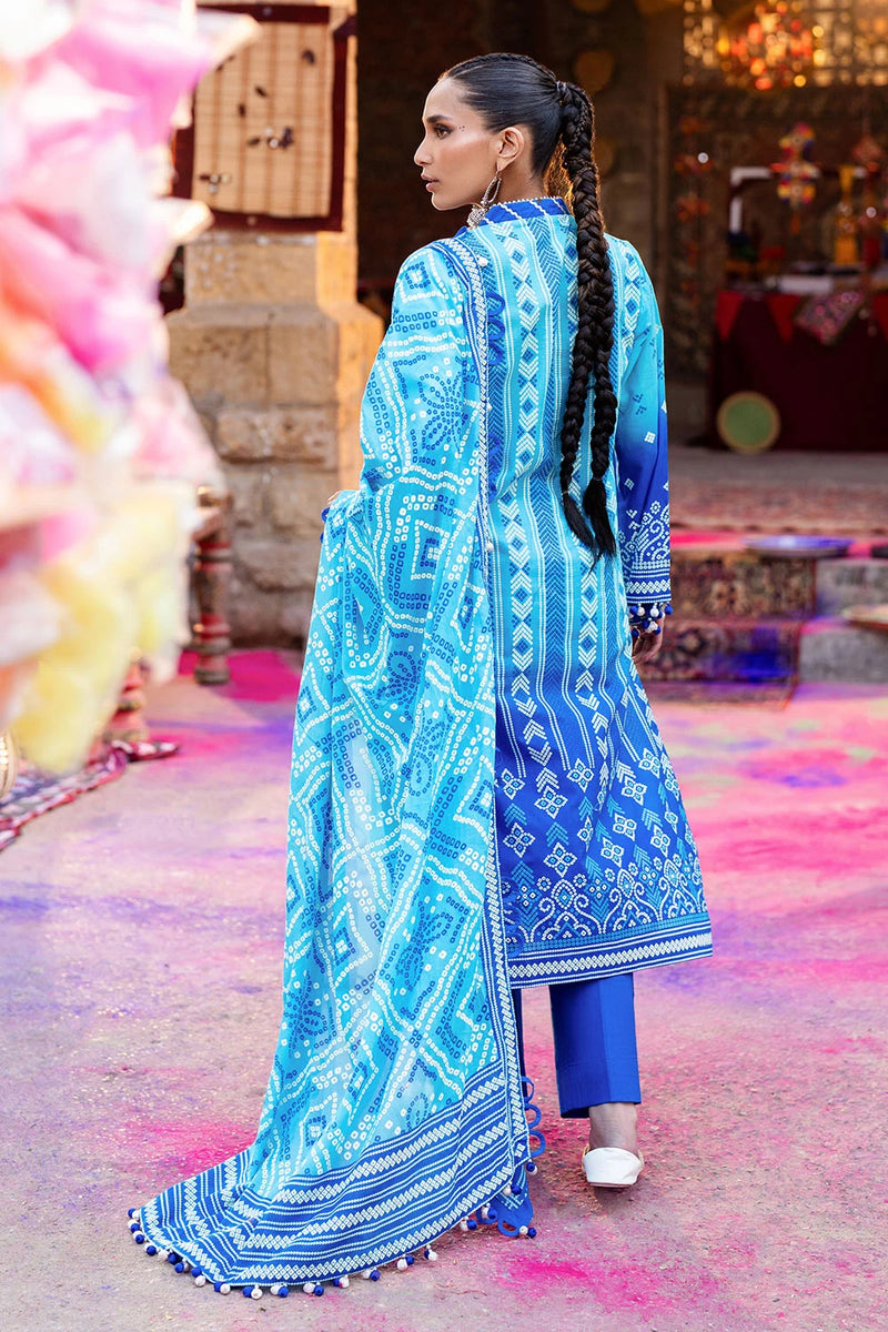 3 Piece Unstitched Lacquer Printed Lawn Suit