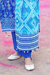 3 Piece Unstitched Lacquer Printed Lawn Suit