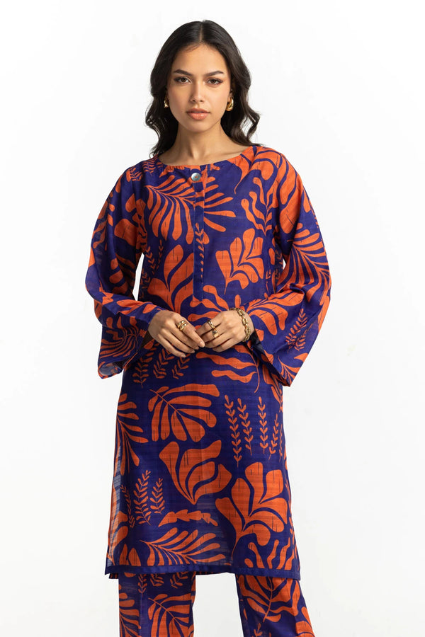 Textured Dobby Printed Co-Ord Set