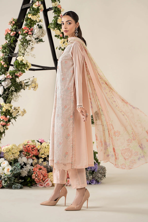 3 Piece Embroidered Lawn Suit