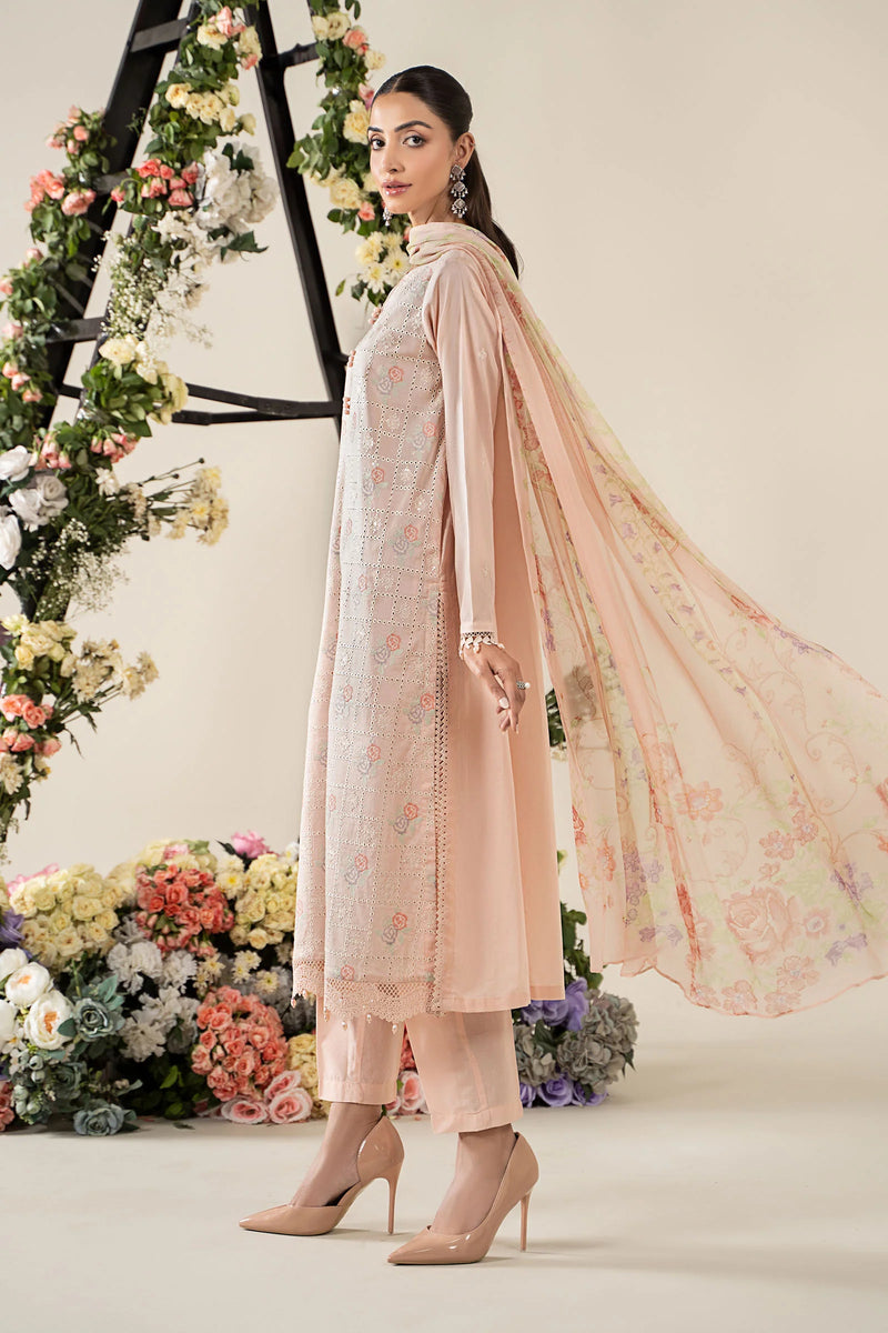 3 Piece Embroidered Lawn Suit