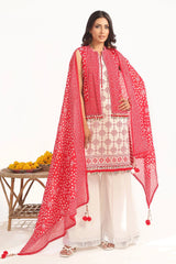 3 Piece Unstitched Printed Lawn Suit