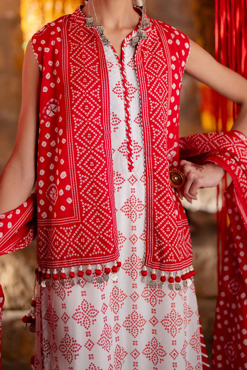 3 Piece Unstitched Printed Lawn Suit