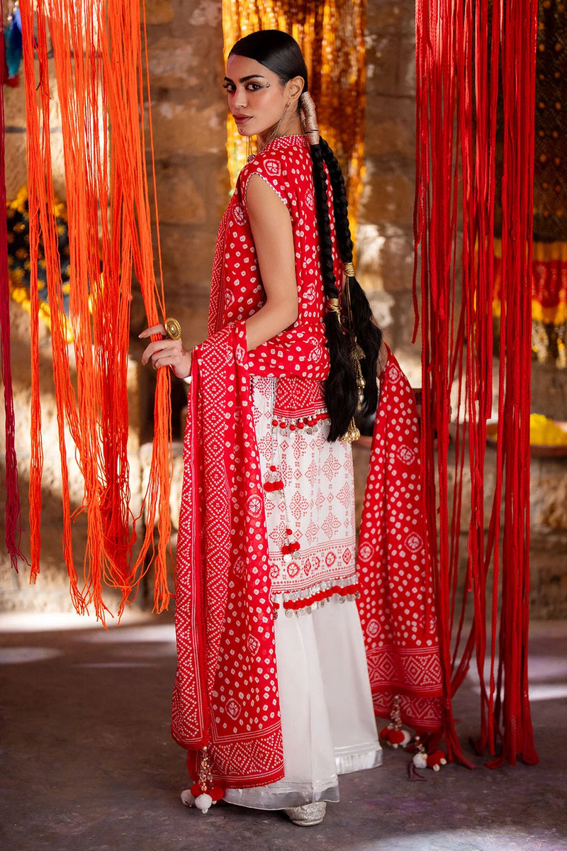 3 Piece Unstitched Printed Lawn Suit