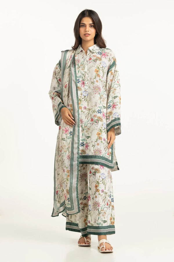 Textured Dobby Printed Co-Ord Set