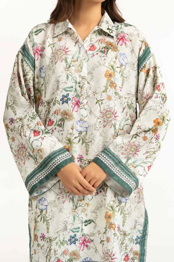 Textured Dobby Printed Co-Ord Set