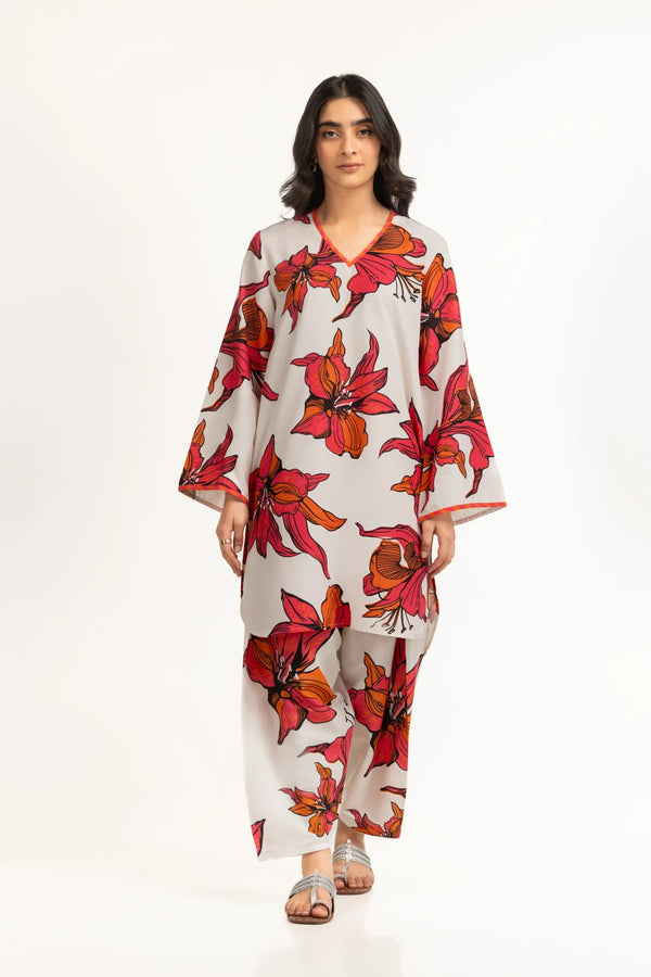 Poly Cambric Printed Co-Ord Set