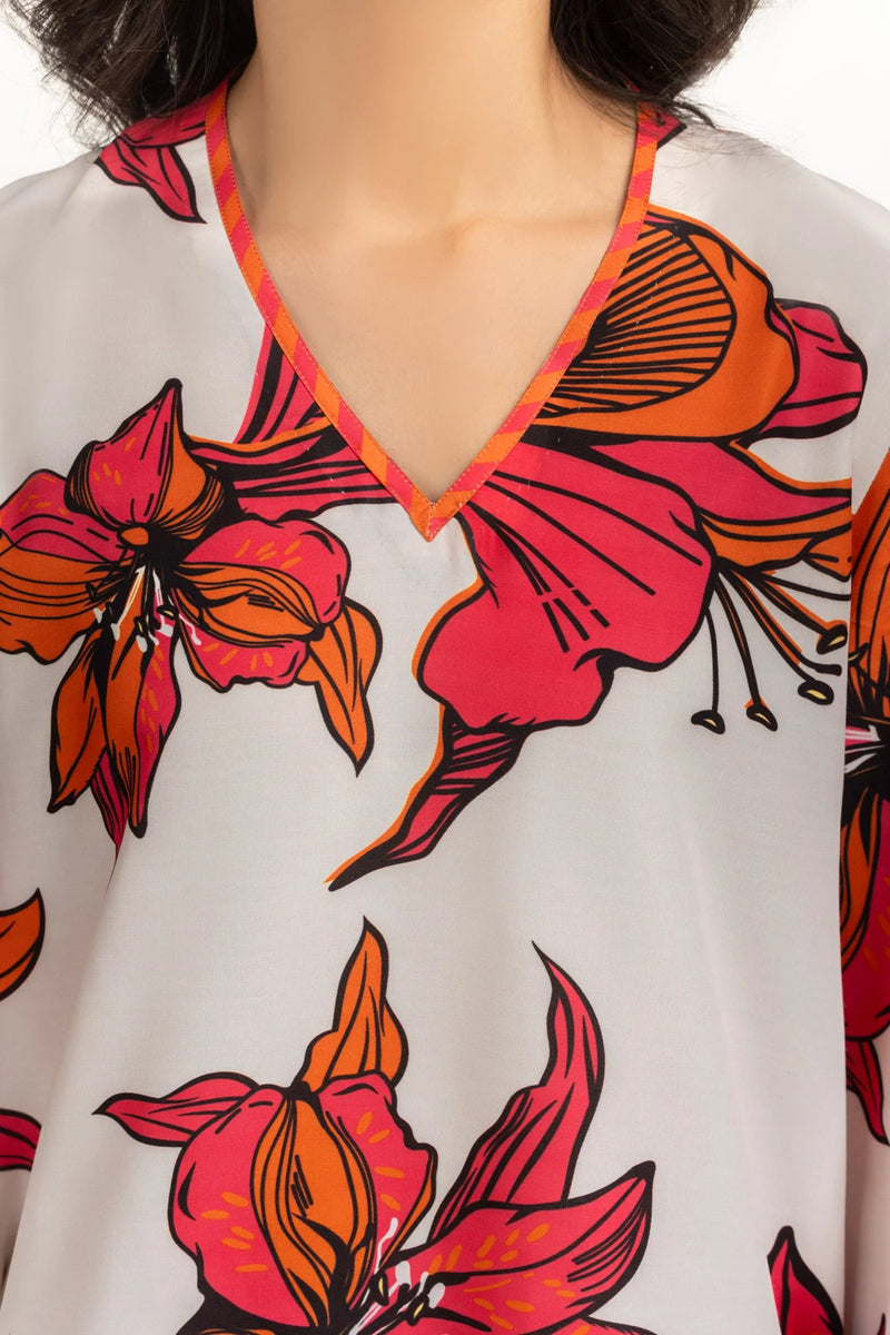 Poly Cambric Printed Co-Ord Set