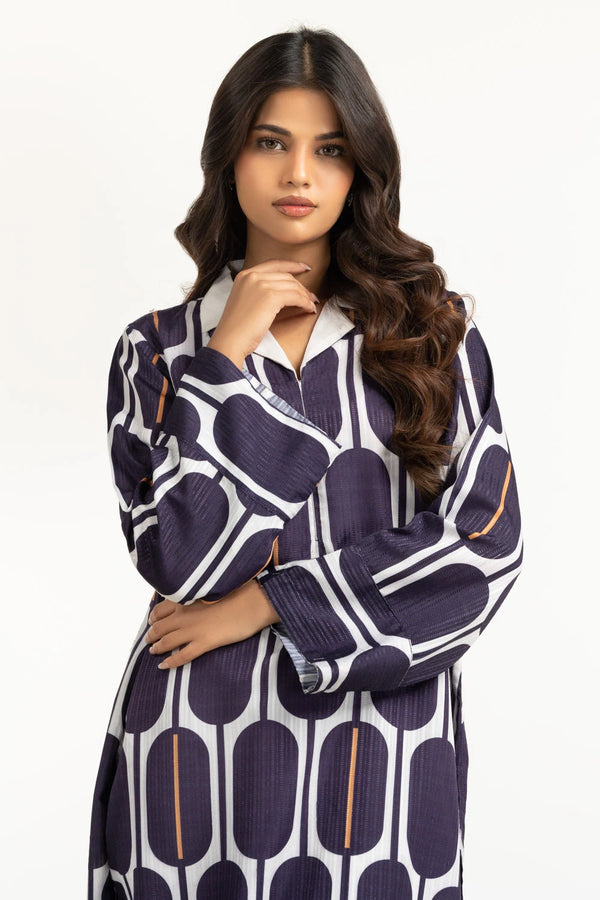 Textured Dobby Printed Co-Ord Set