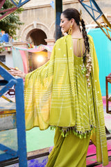 3 Piece Unstitched Lacquer Printed Lawn Suit