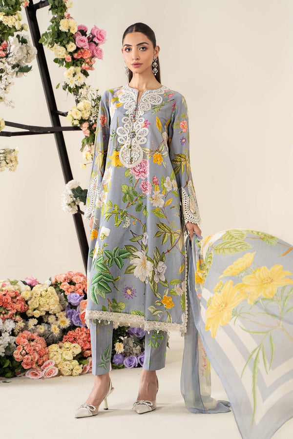 3 Piece Embroidered Lawn Suit