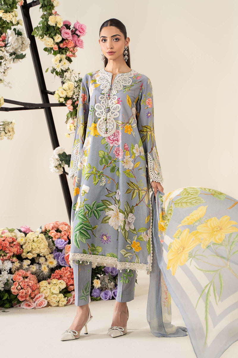 3 Piece Embroidered Lawn Suit