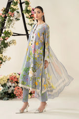 3 Piece Embroidered Lawn Suit