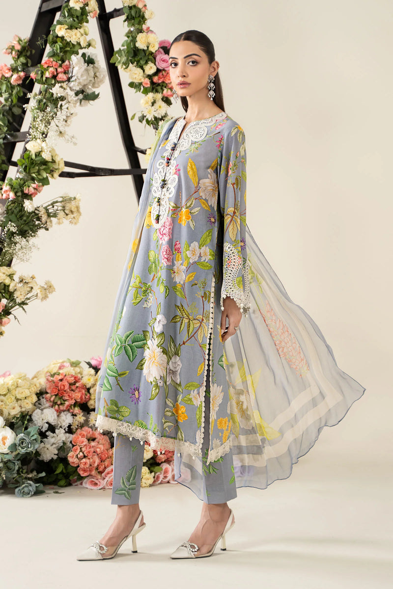 3 Piece Embroidered Lawn Suit