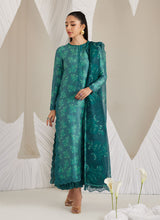 Camilla Emerald Shirt and Dupatta