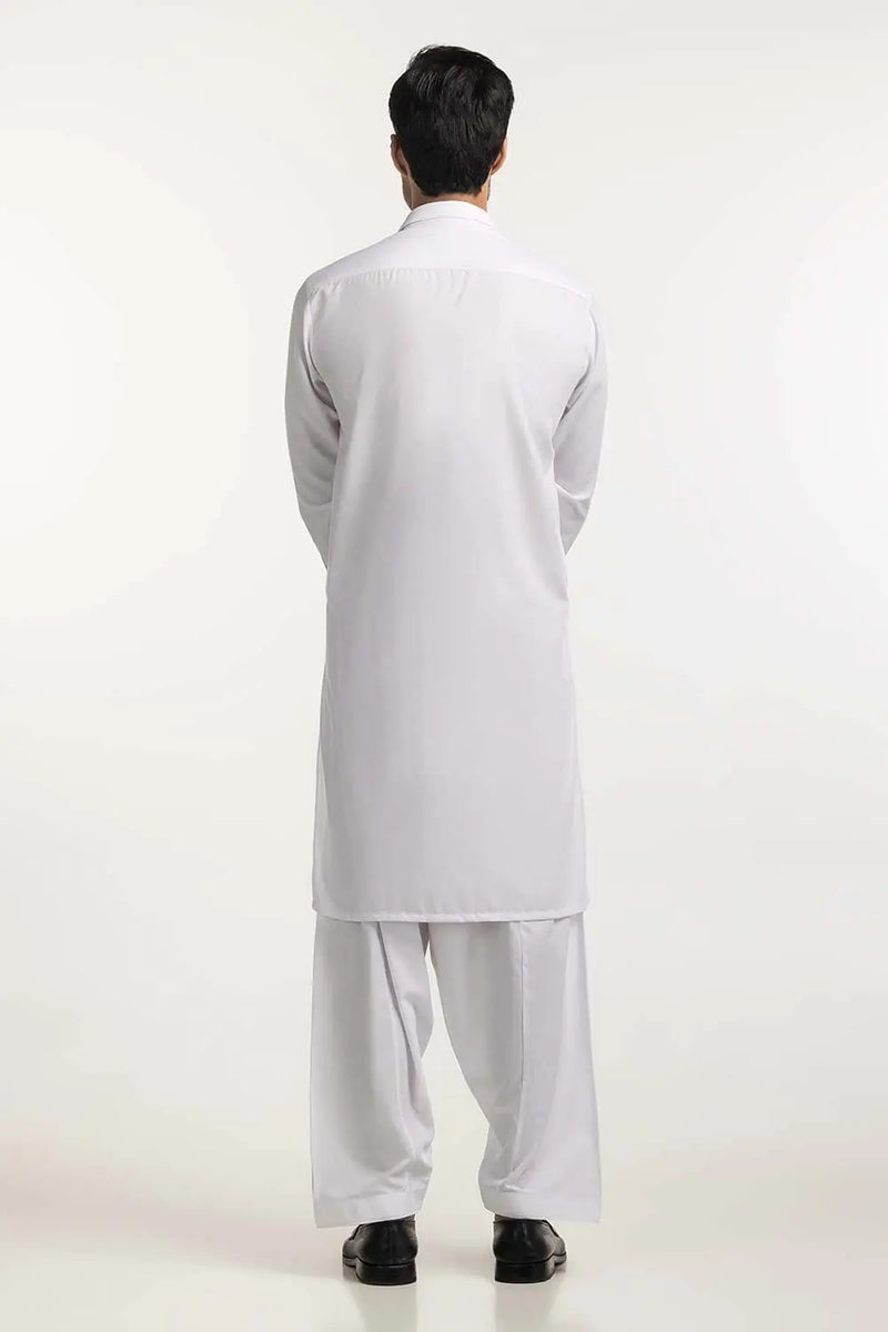 White Basic Suit