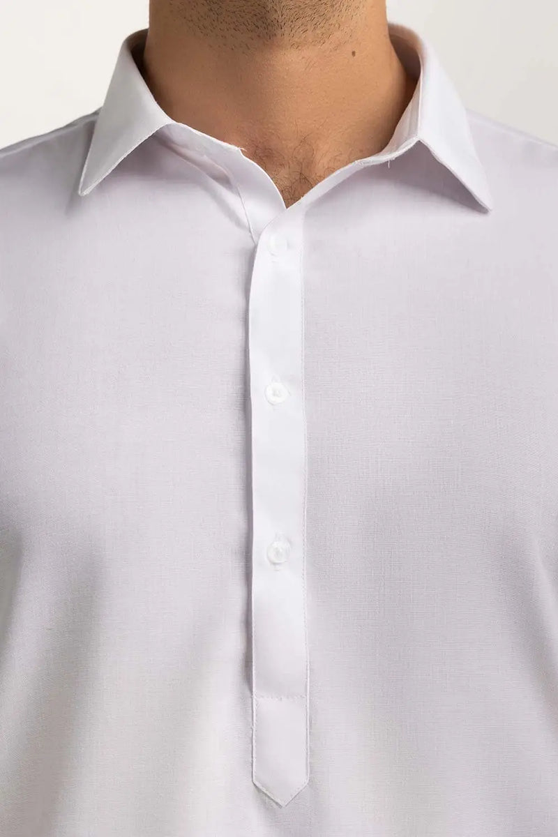 White Basic Suit