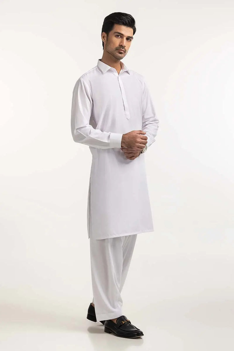 White Basic Suit