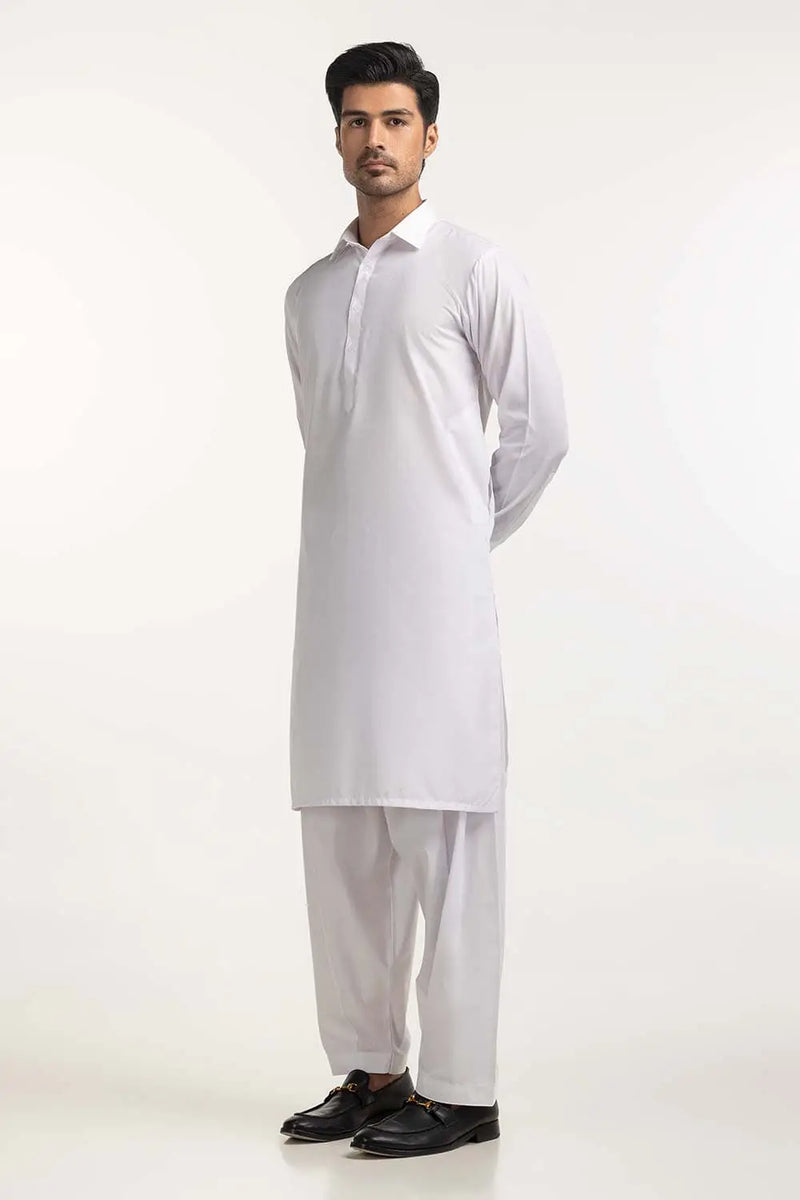 White Basic Suit